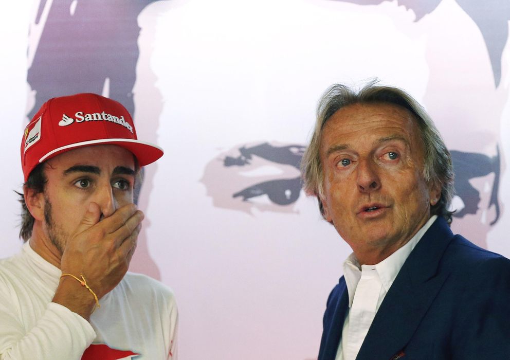 Foto: Fernando Alonso junto a Luca di Montezemolo (Reuters).
