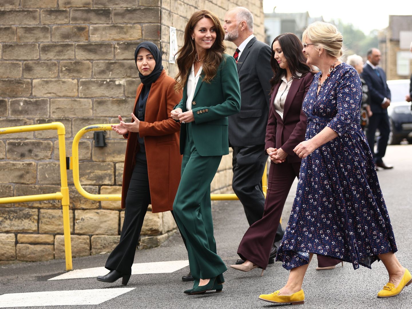 Kate Middleton en Leeds. (Reuters)