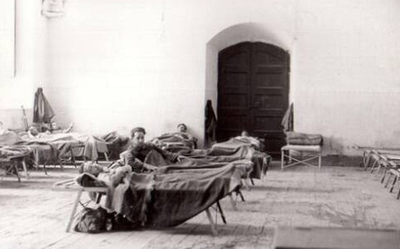 Hospital durante la Guerra Civil.