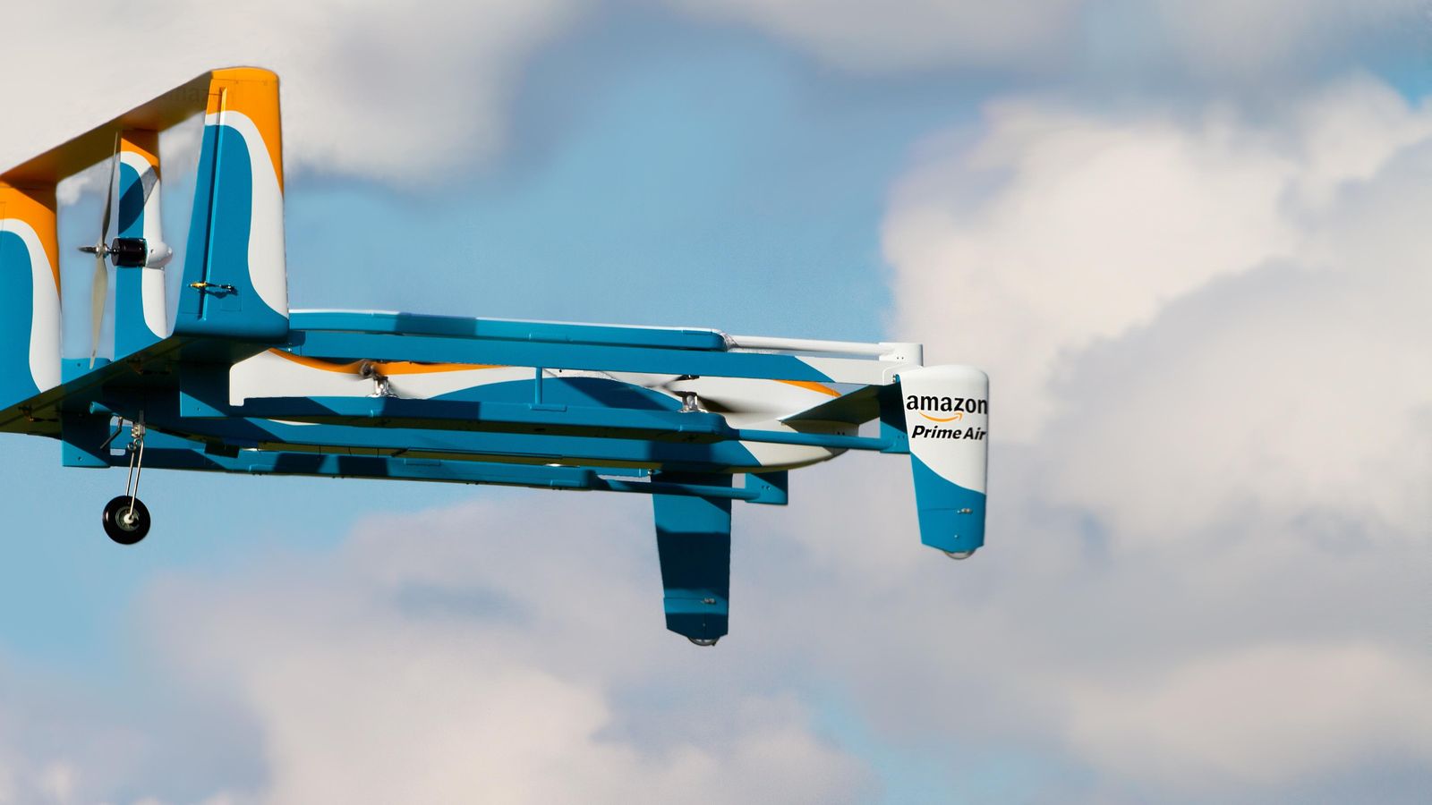 Foto: El nuevo prototipo de dron repartidor de Amazon. (Foto: Amazon)