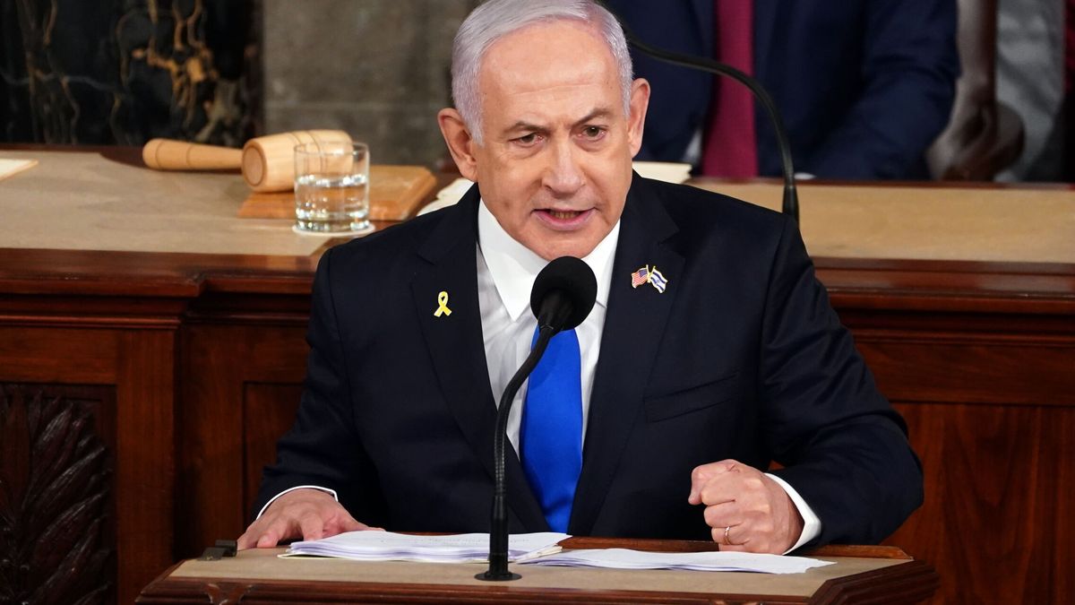 Netanyahu en el Capitolio: "Las manos de Israel no tiemblan. Siempre nos defenderemos"