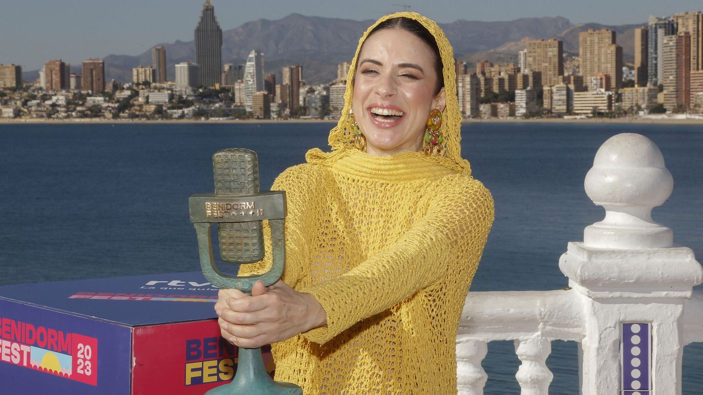 Blanca Paloma, ganadora de la segunda edición de Benidorm Fest. (EFE/Morell) 