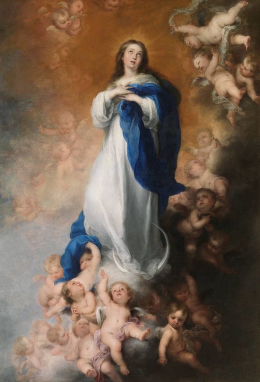 'La Inmaculada de los venerables', Murillo.