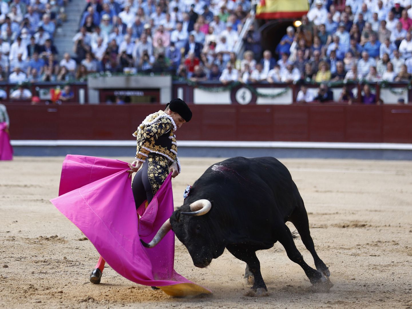 El torero Ginés Marín en Las Ventas. (EFE/Rodrigo Jiménez) 