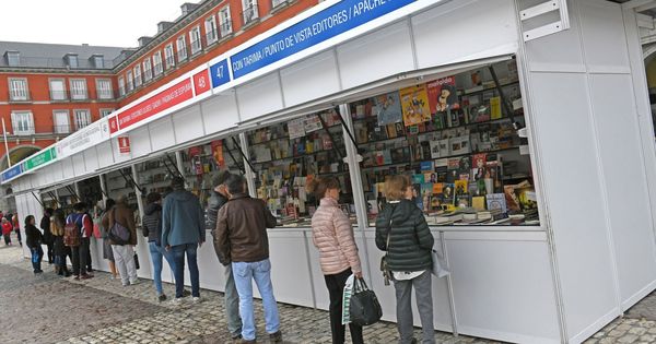 Foto: Feria del libro de Otoño en la Plaza Mayor de Madrid