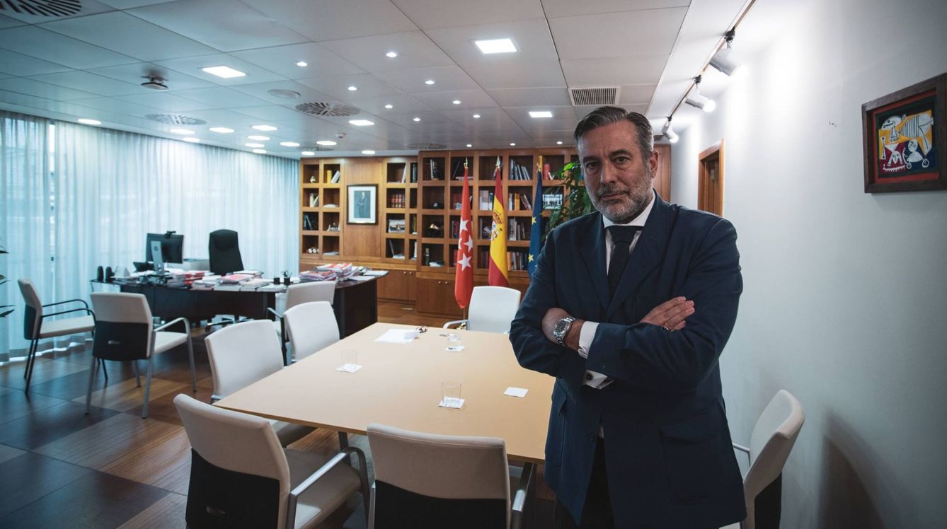 El consejero de Interior de la Comunidad de Madrid. (Jorge Álvaro Manzano)