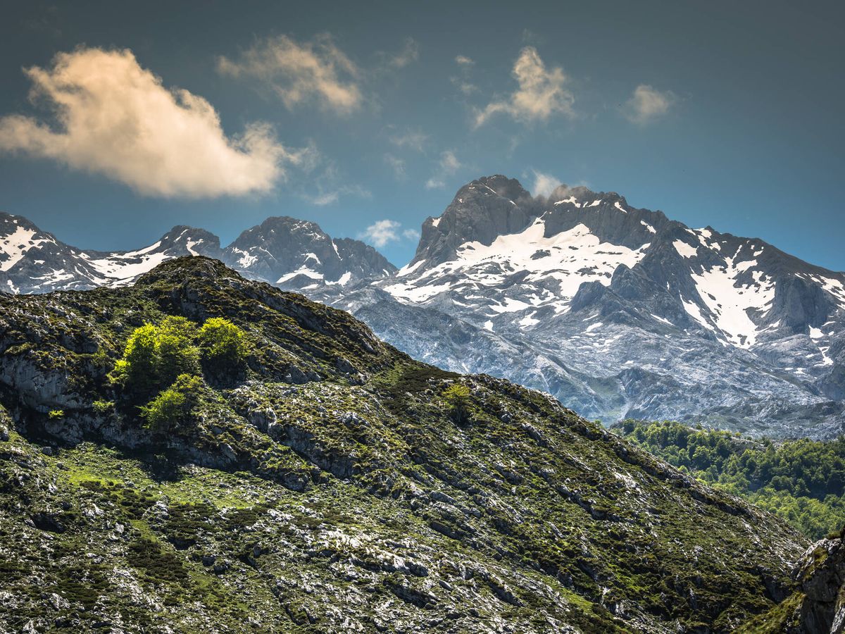 Foto: Los Picos de Europa, en el corazón de la Cordillera Cantábrica. (iStock)