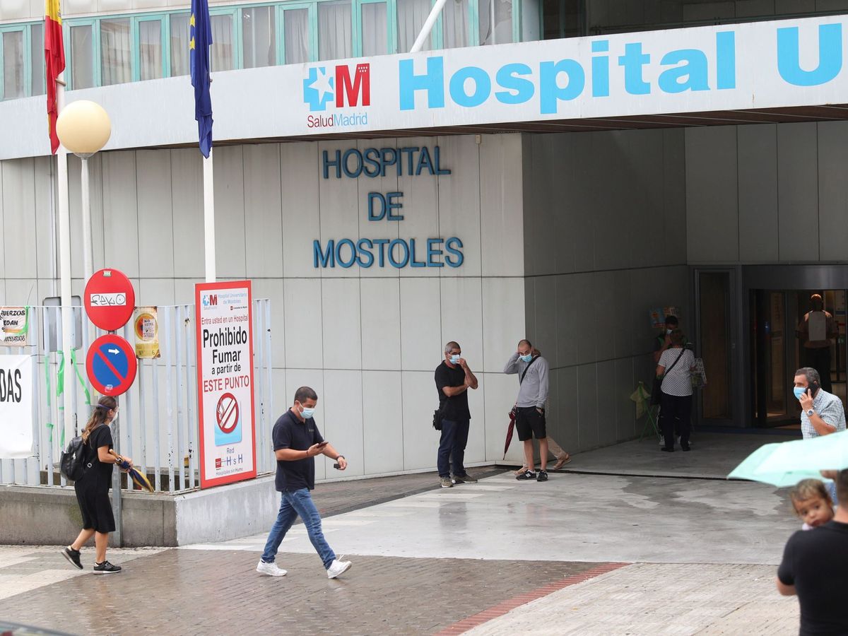 Foto: El Hospital de Móstoles en el que ingresó el niño. Foto: Efe
