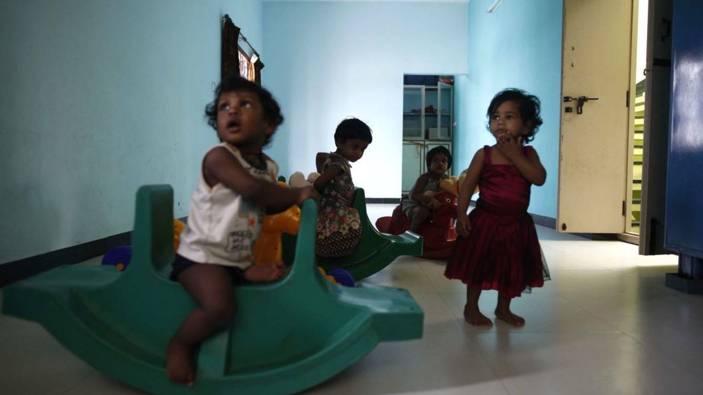 Niños del orfanato Life Line Trust Salem, en Tamil Nadu. (Reuters)