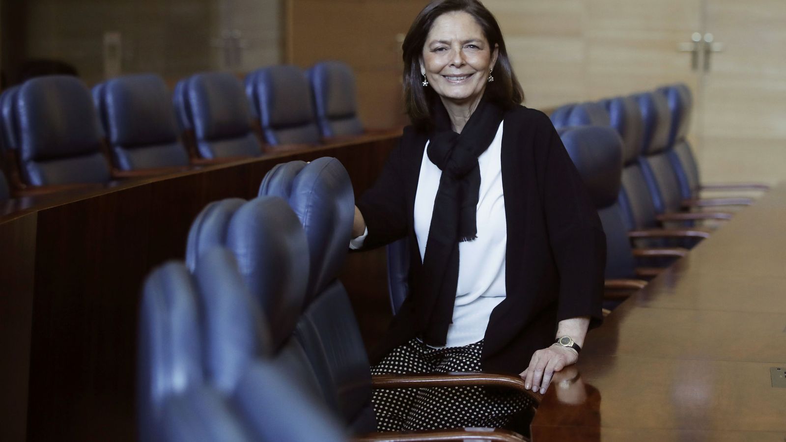 Foto: Paloma Adrados, exalcaldesa de Pozuelo entre 2011 y 2015 y actual presidenta de la Asamblea.