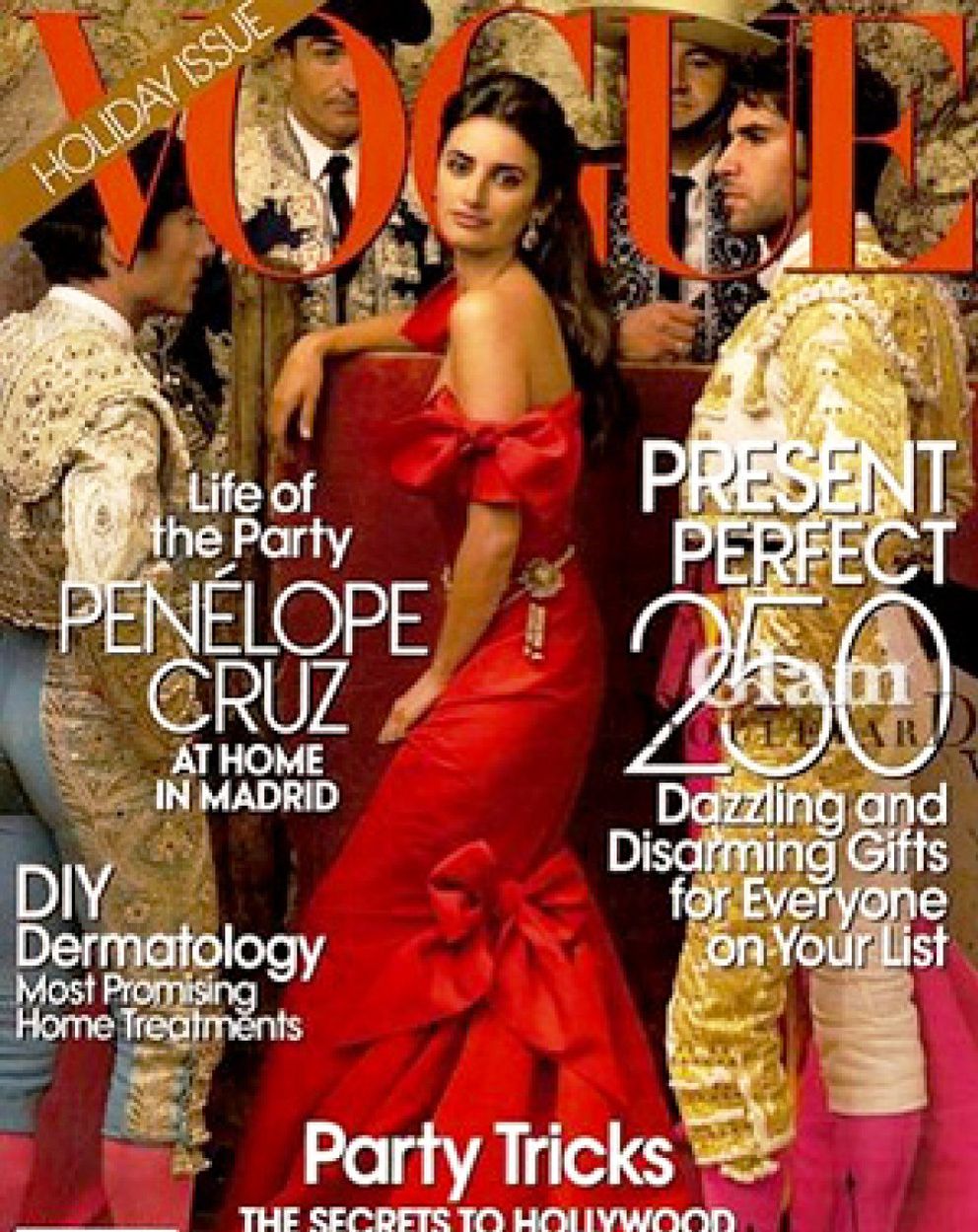 Foto: La edición estadounidense de 'Vogue' dedica su última portada a Penélope Cruz y Cayetano Rivera Ordóñez