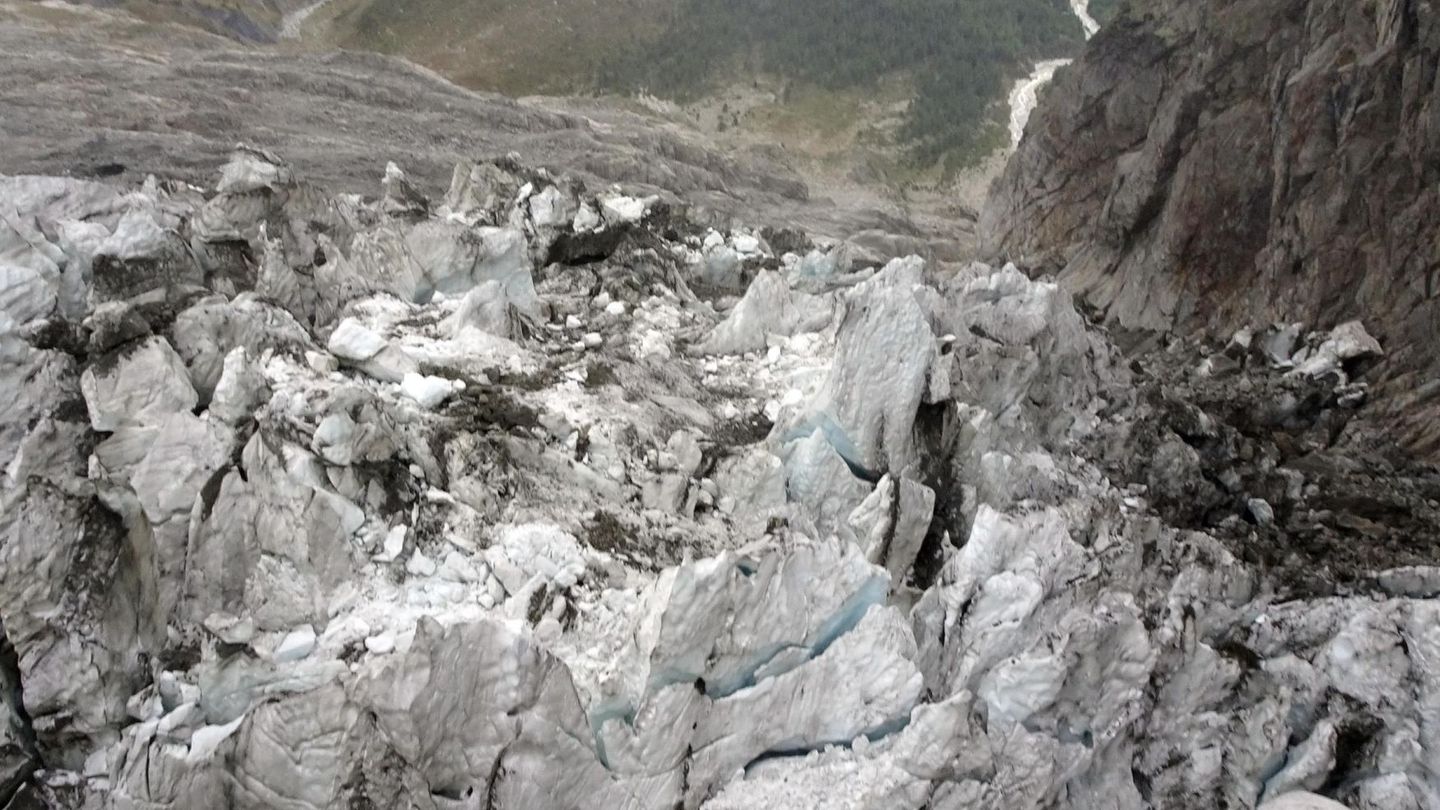 El glaciar de Planpincieux. (EFE)