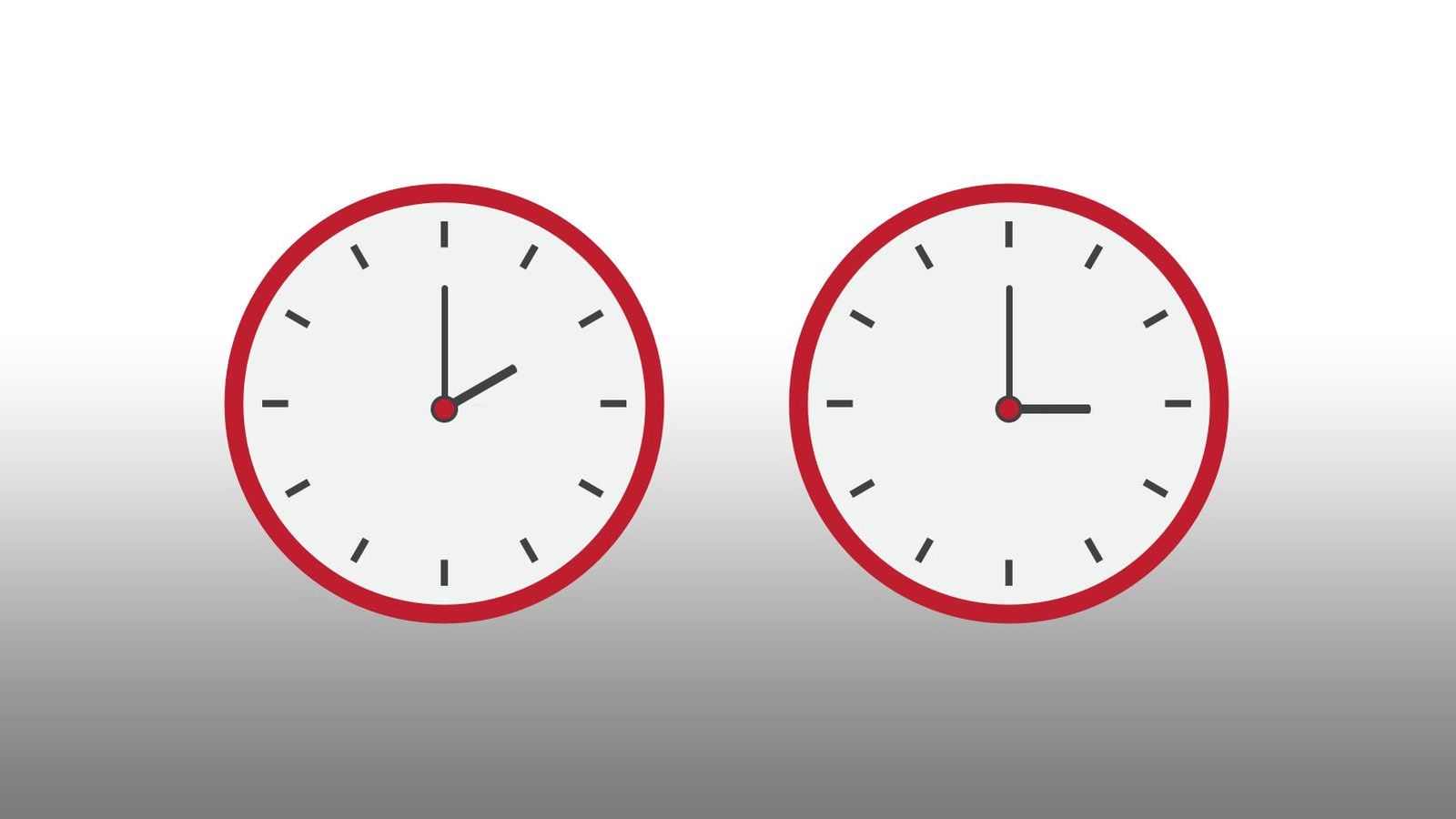 Foto: Hay que adelantar el reloj una hora durante la madrugada del próximo domingo (EC)