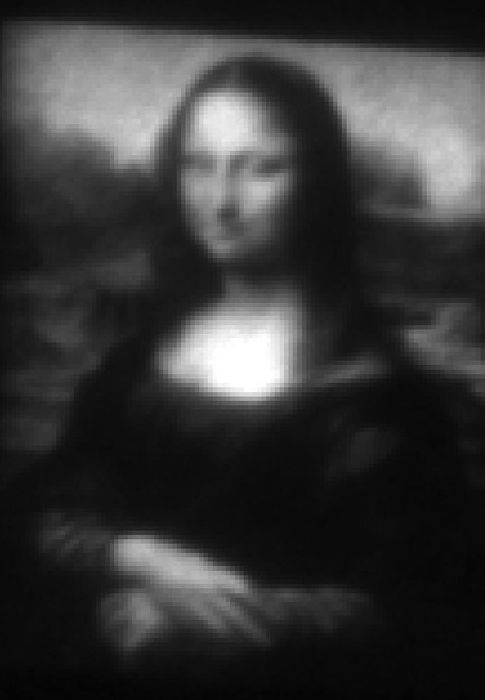 Foto: Mona Lisa más pequeña del mundo (Georgia Tech)