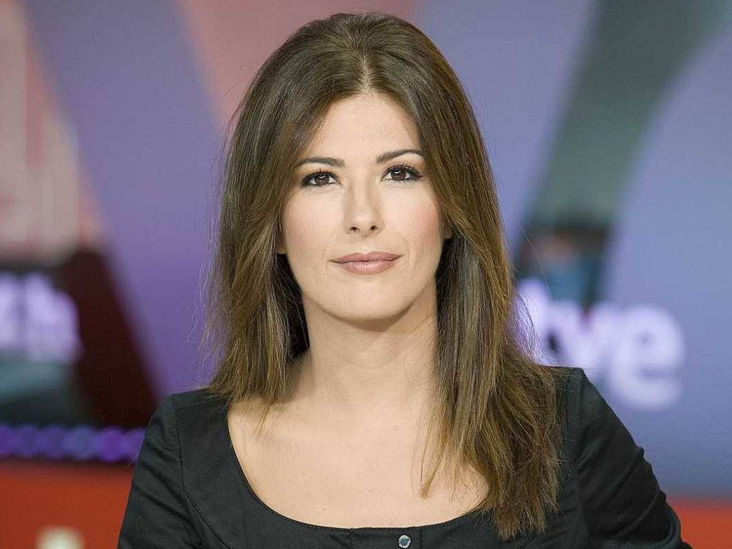 Lara Siscar, presentadora del Canal 24 horas. 