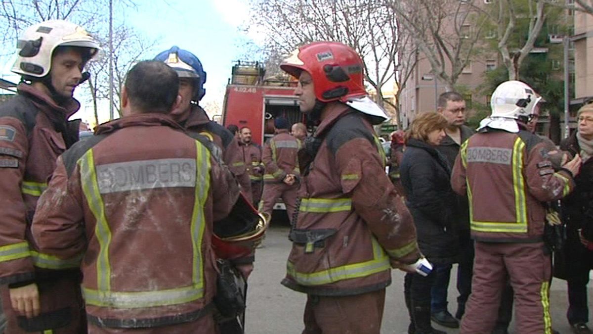 Un incendio en un local de Sant Adrià del Besòs (Cataluña) deja 58 personas heridas