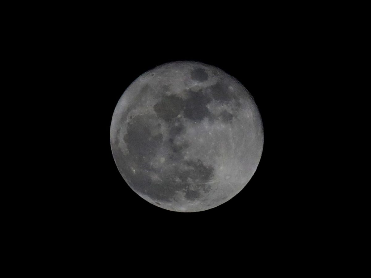 Foto: Luna llena vista desde Panamá. Foto: EFE Bienvenido Velasco