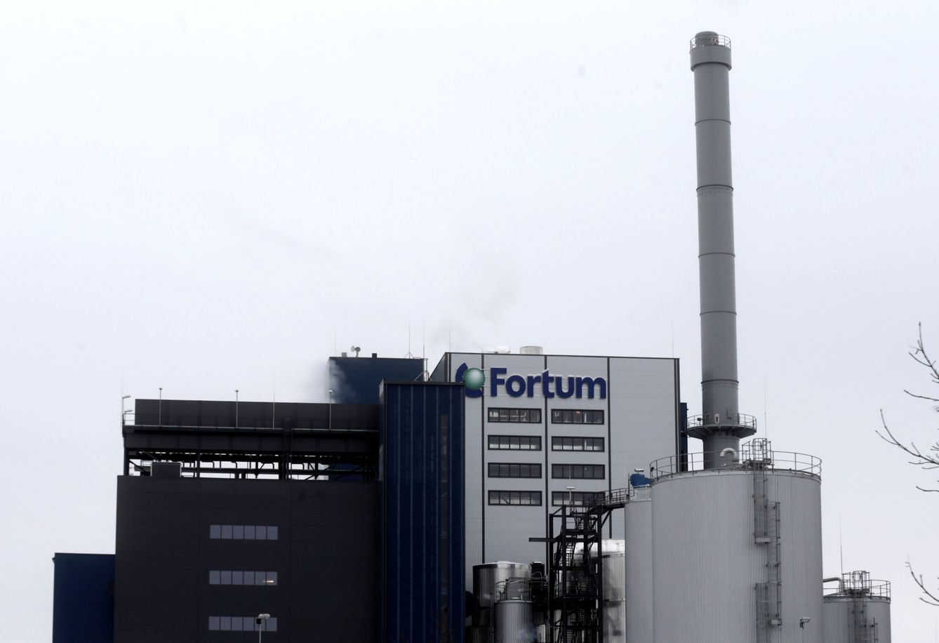 Central de biomasa en Jelgava, Letonia. Reuters