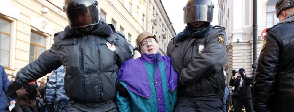 Foto: Más de cien detenidos en Rusia durante nuevas protestas contra Putin