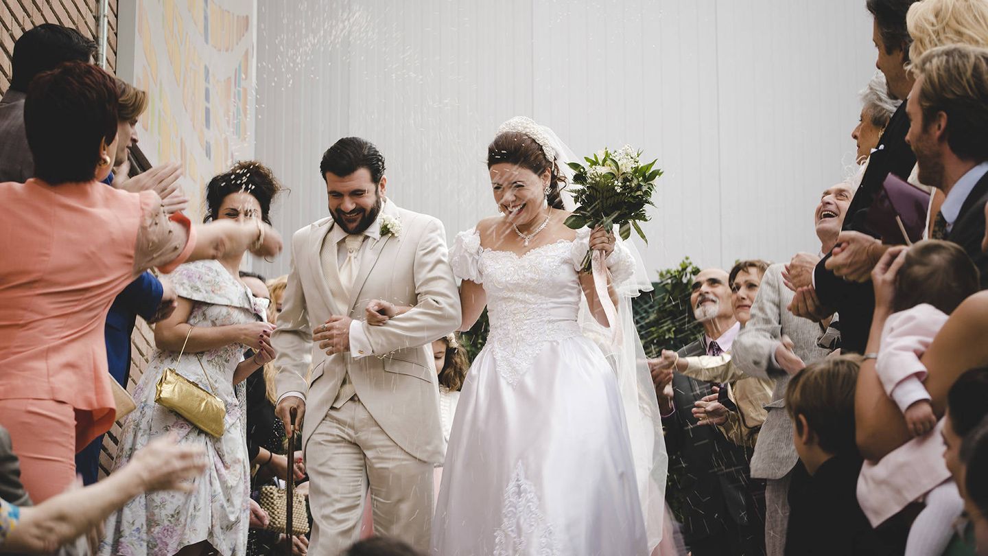 La boda de Paquita en 'Cuéntame'. (TVE)