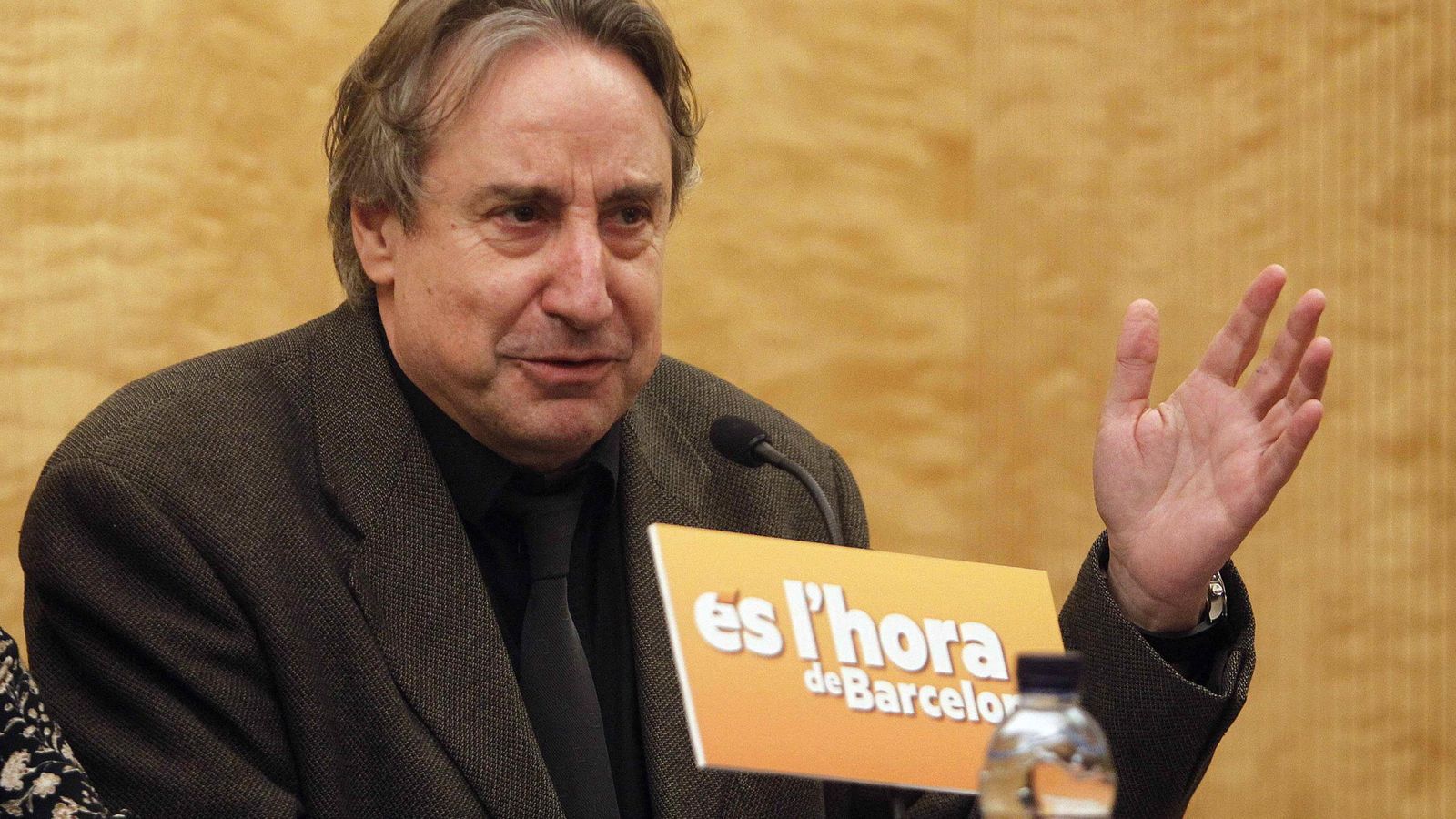 Foto: El actor Juanjo Puigcorbé, número dos en la lista de Barcelona de ERC. (Efe)