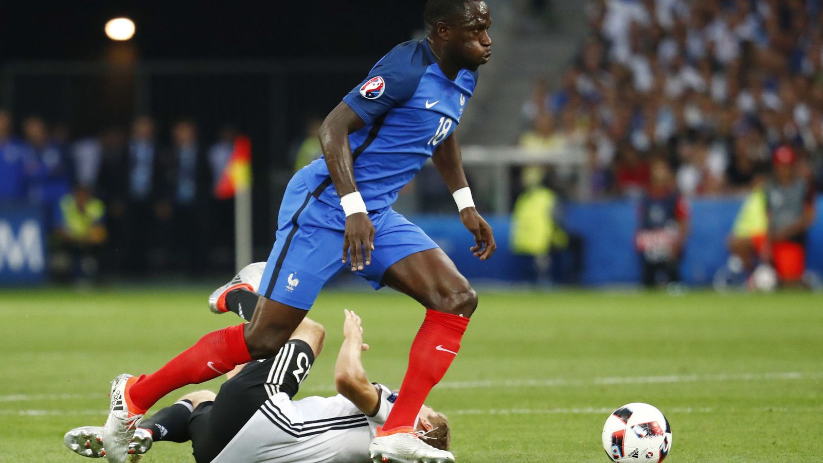 Foto: Moussa Sissoko durante un partido de la pasada Eurocopa de Francia (Reuters)