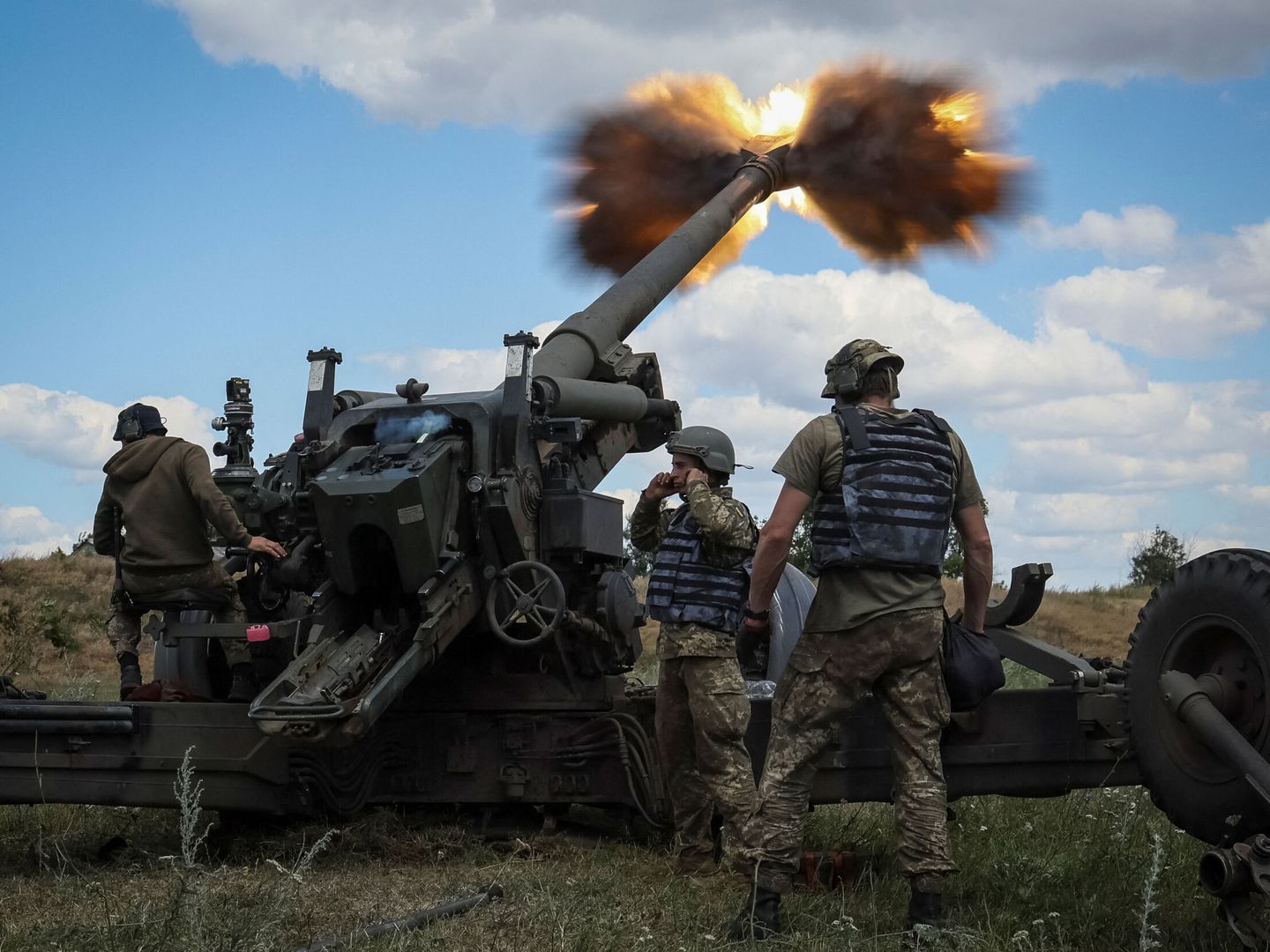 Ataque ruso en la región del Donbás (Ucrania). (Reuters)