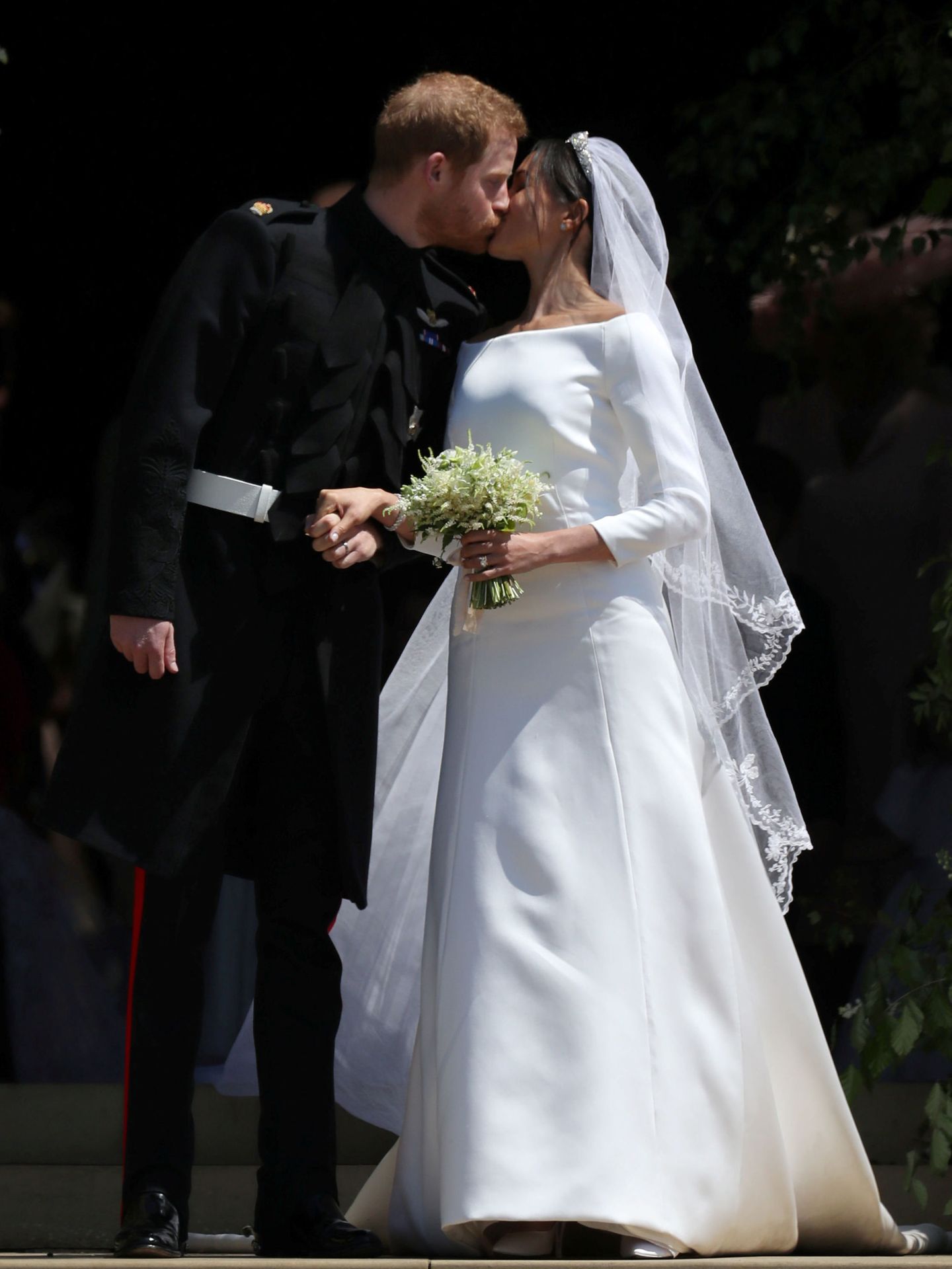 Meghan y Harry, recién casados. (Reuters)