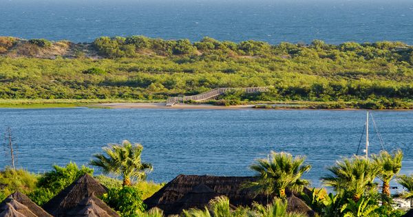Foto: La vista del paraje natural del río Piedras desde el hotel Fuerte El Rompido. (Foto: Cortesía)