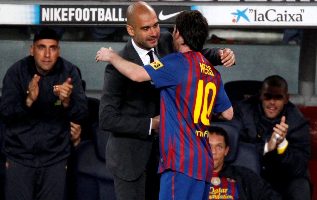 Messi, deseando volver a ser entrenado por Guardiola. (Reuters)