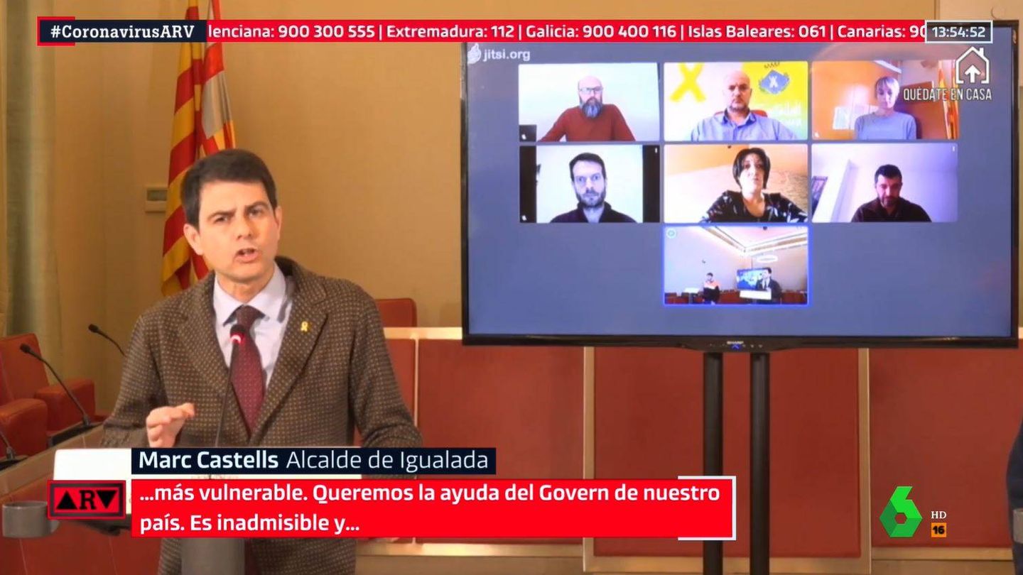Marc Castells, alcalde de Igualada. (Atresmedia)