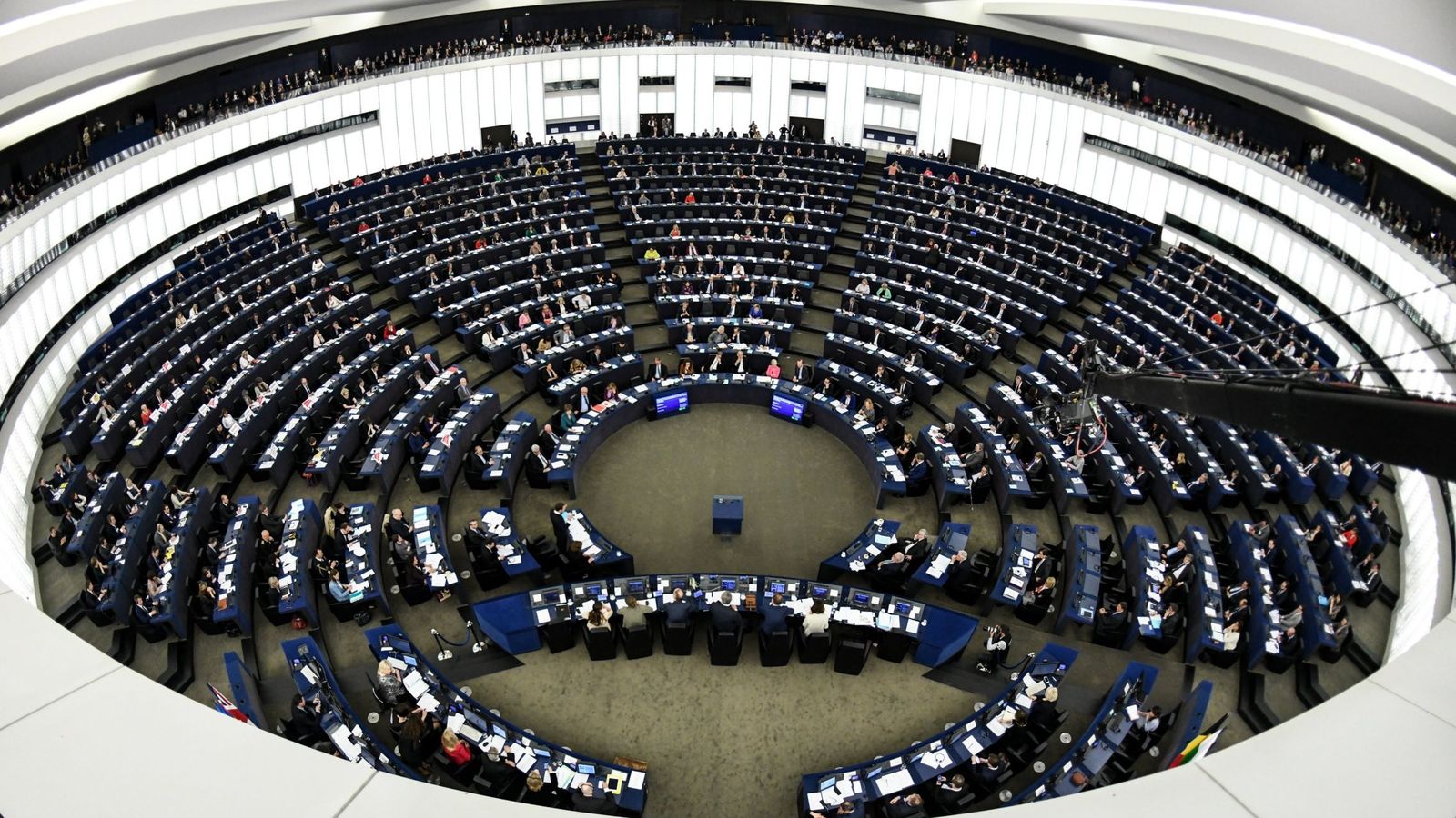 Foto: Vista de la sede de la Eurocámara en Estrasburgo. (EFE)