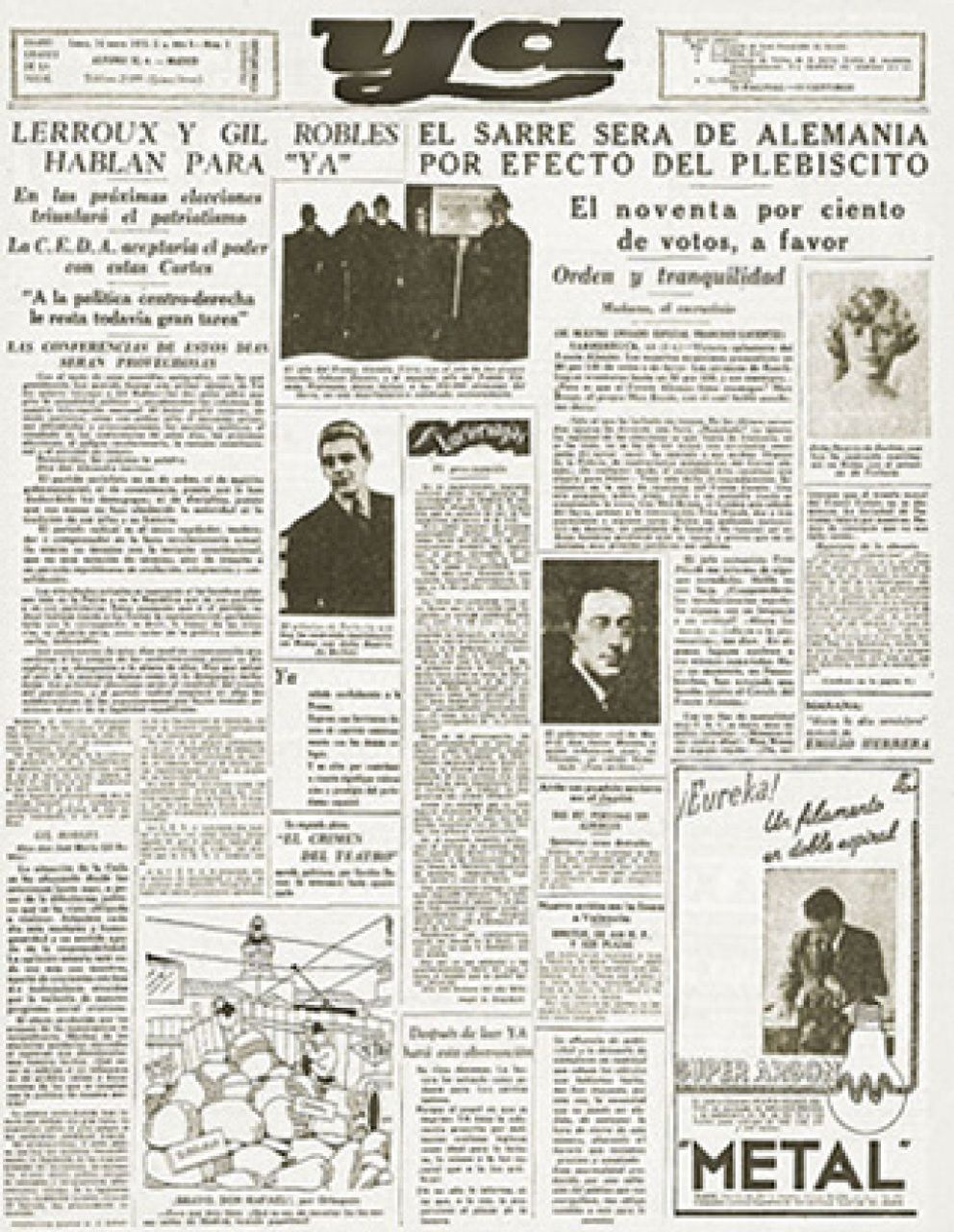 Foto: Vuelve un histórico de la vieja prensa: ‘Diario Ya’ se reinventa en internet