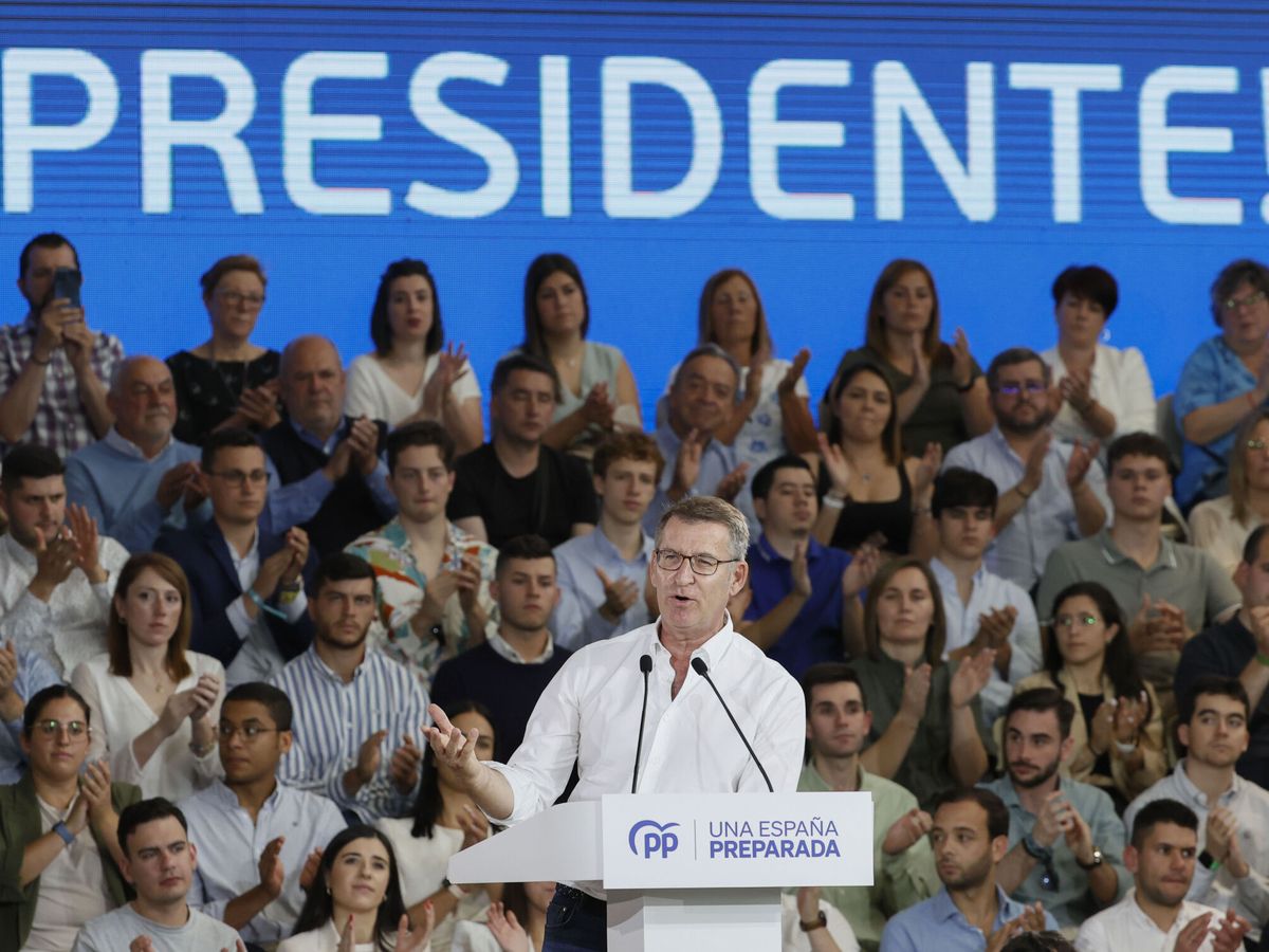Foto: El presidente del PP, Alberto Núñez Feijóo. (EFE/Lavandeira Jr.)