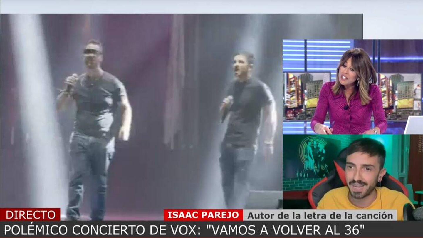 Ana Terradillos junto al 'youtuber' Isaac Parejo en 'Cuatro al día'. (Mediaset)