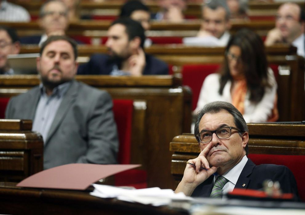 Foto: Artur Mas, durante una sesión del Parlamento de Cataluña. (Reuters)