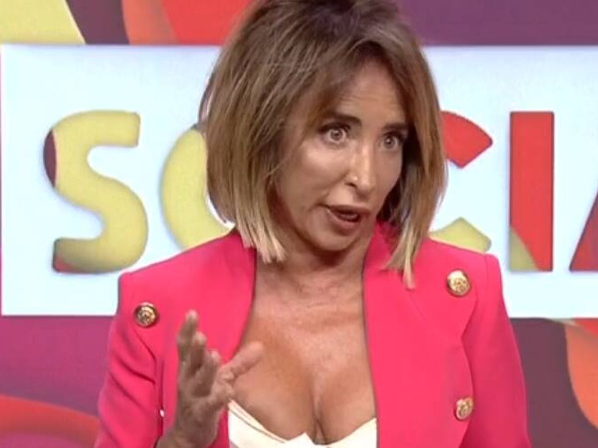 Foto: La presentadora María Patiño. (Atresmedia)