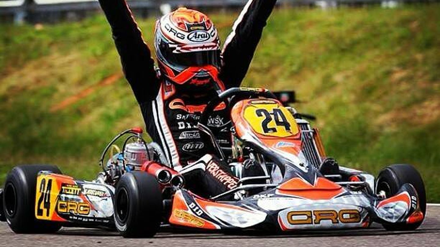 La carrera deportiva de Max Verstappen en karting fue muy exitosa. (CRG)