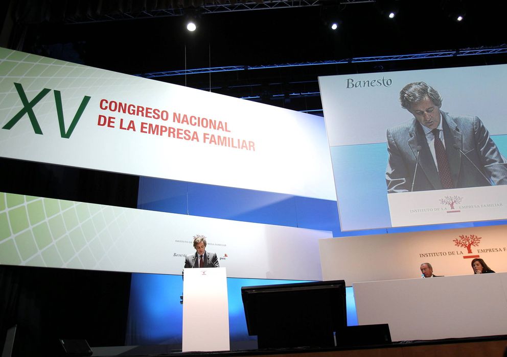 Foto: El presidente de Acciona, Jose Manuel Entrecanales, durante su participación en el XV Congreso Nacional de la Empresa Familiar (Efe)