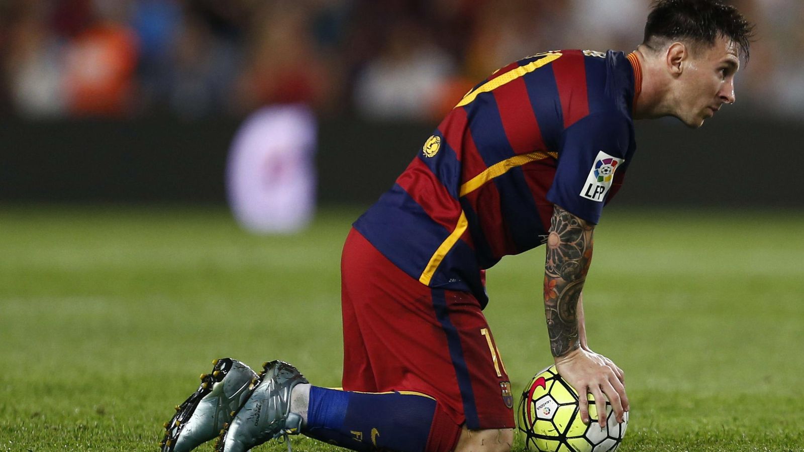 Foto: El delantero argentino del FC Barcelona Leo Messi durante un partido de Ligo. (Efe)