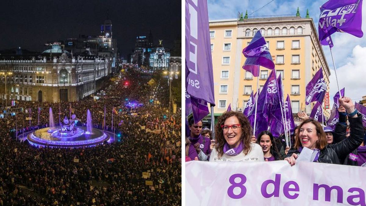 Manifestaciones del 8 de marzo: de Madrid a Sevilla, todas las marchas del día de la mujer