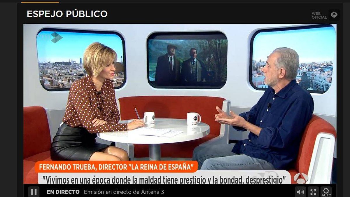 Trueba se defiende con Susanna Griso: "Atacar mi película es atacar a España"