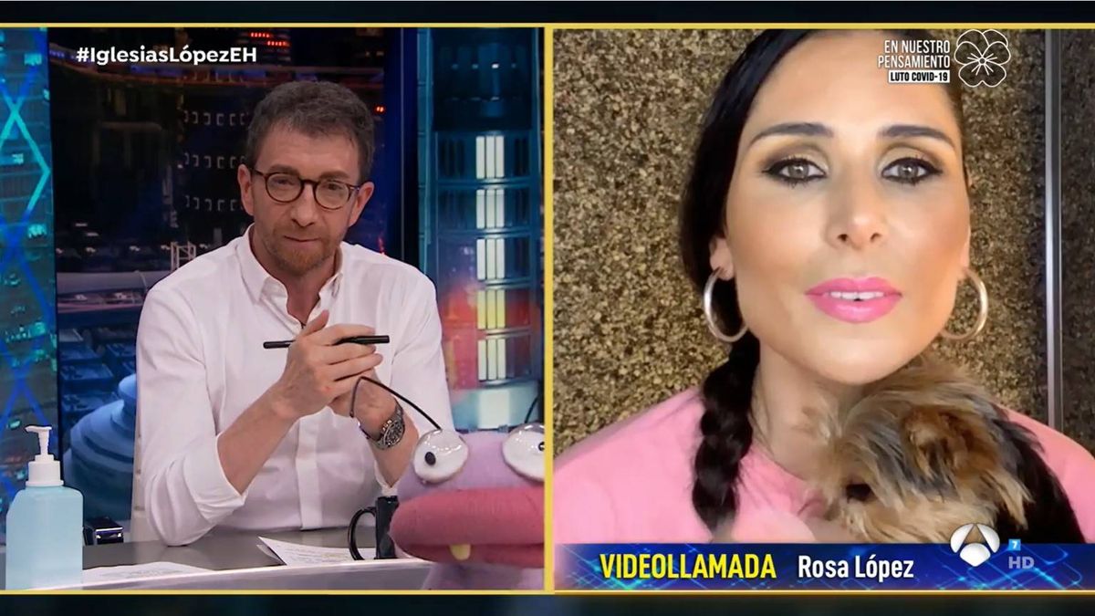 Rosa López frena a Pablo Motos tras sentirse incómoda en 'El hormiguero': "Yo no hablo de estas cosas por TV"