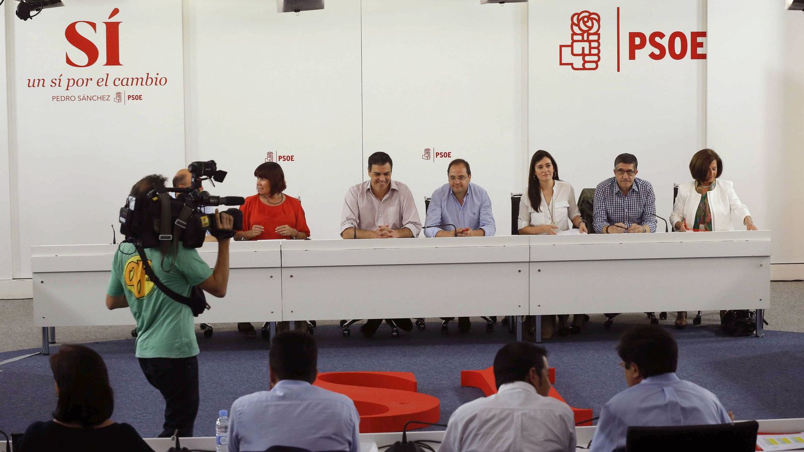Foto: Fotografía de archivo de una reunión de la comisión ejecutiva del PSOE. (EFE)