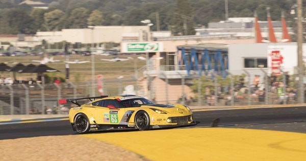 Foto: Antonio García, durante la carrera. (Corvette Racing)