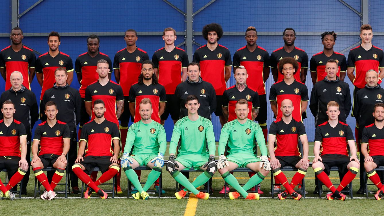 Foto: Selección de fútbol de Bélgica (REUTERS)