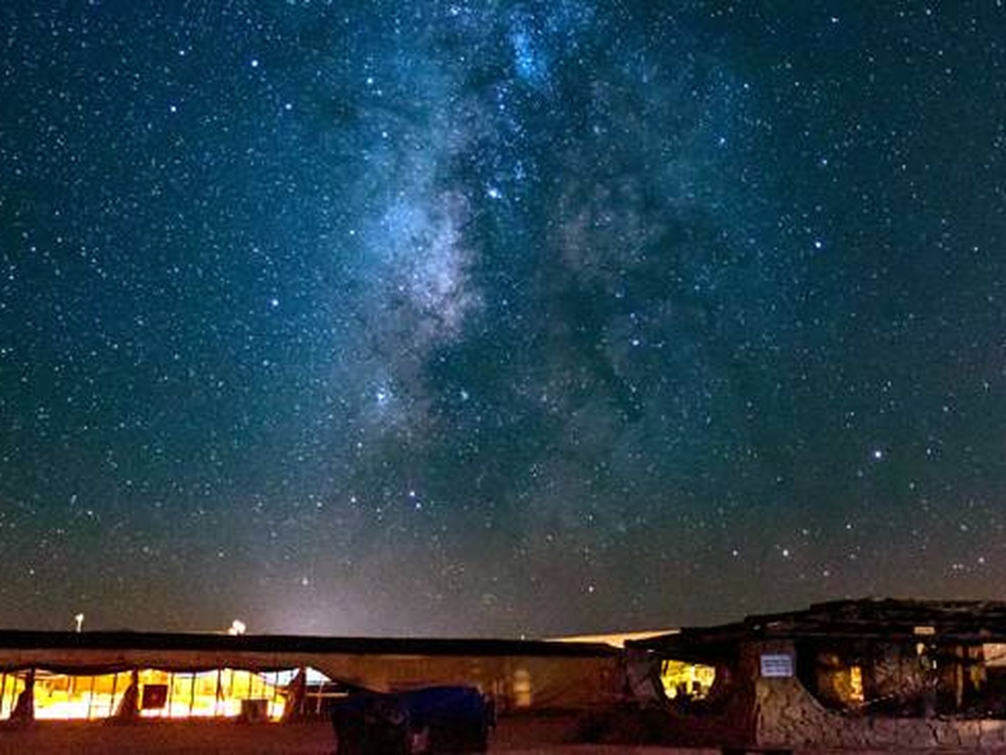 El desierto de Négev, de noche. Foto: Dark Sky Place