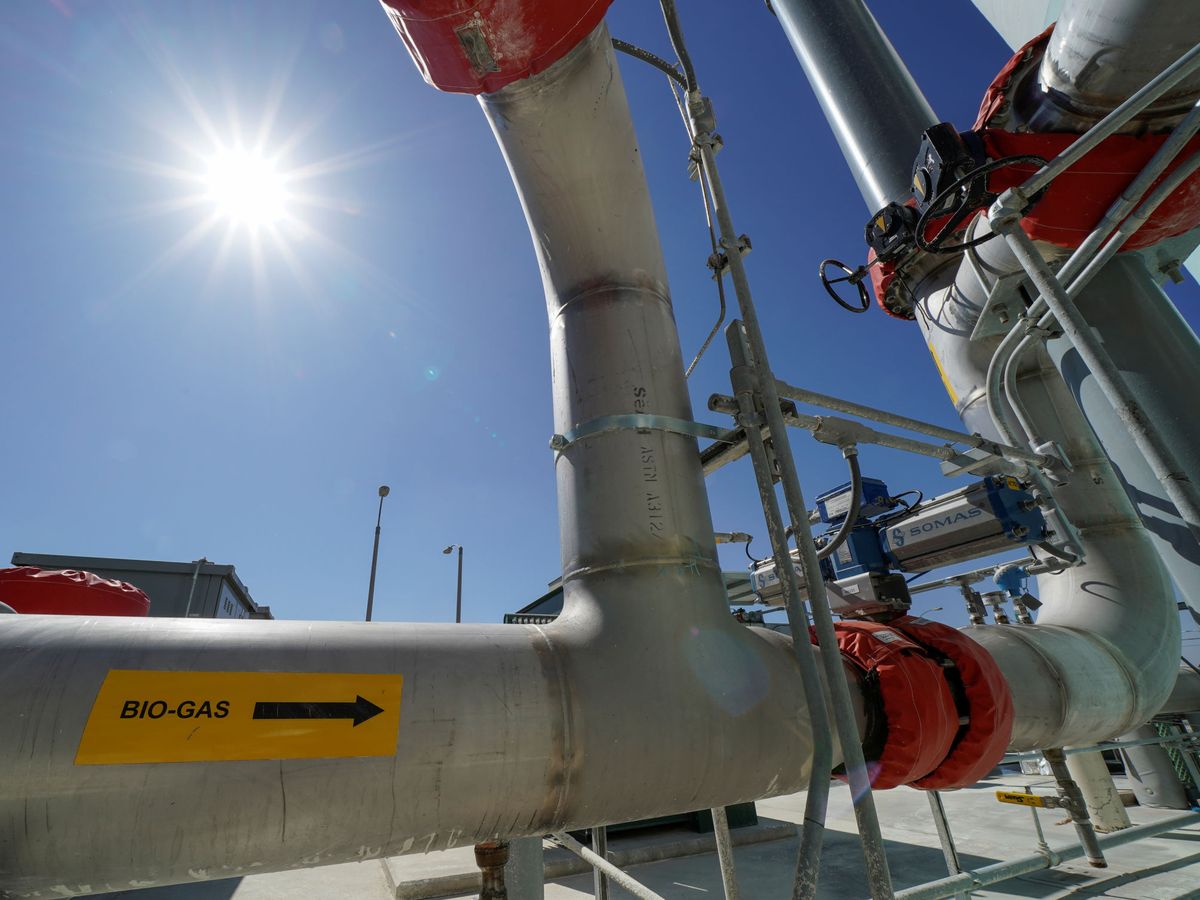 Foto: Planta de biogás en EEUU. (Reuters)