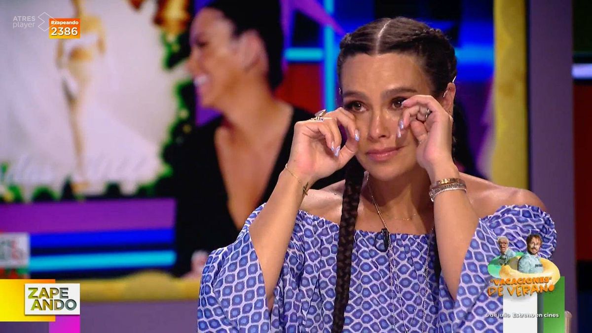 Cristina Pedroche, incapaz de contener las lágrimas en su despedida de 'Zapeando' (La Sexta)
