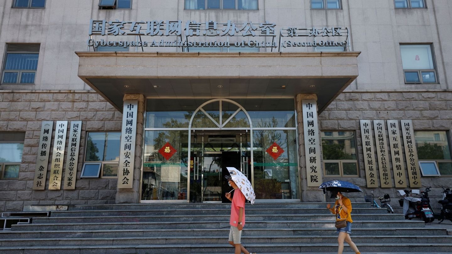 Oficina de la Administración del Ciberespacio en China. (Reuters)